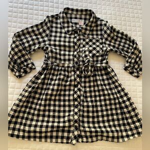 Zara- Checkered Girls Dress (5-6 yrs)